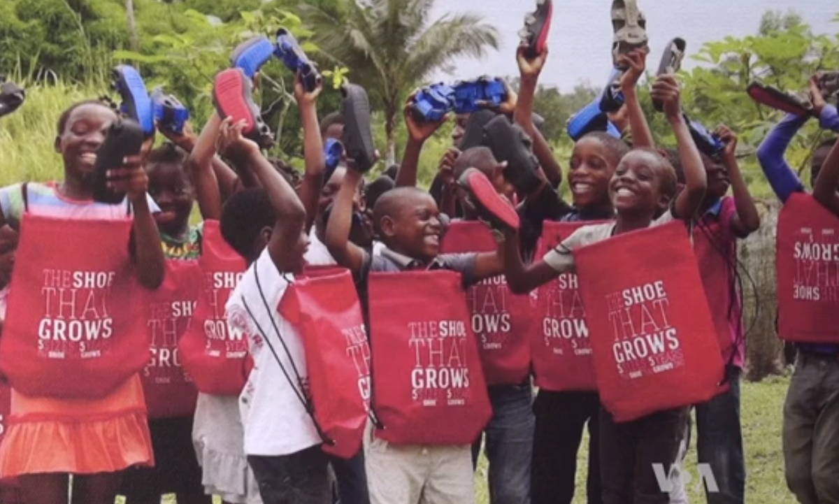 300 Million Children around the world don’t have Shoes: Idaho Inventor Kenton Lee Fights soil-transmitted Diseases With Shoe That Grows